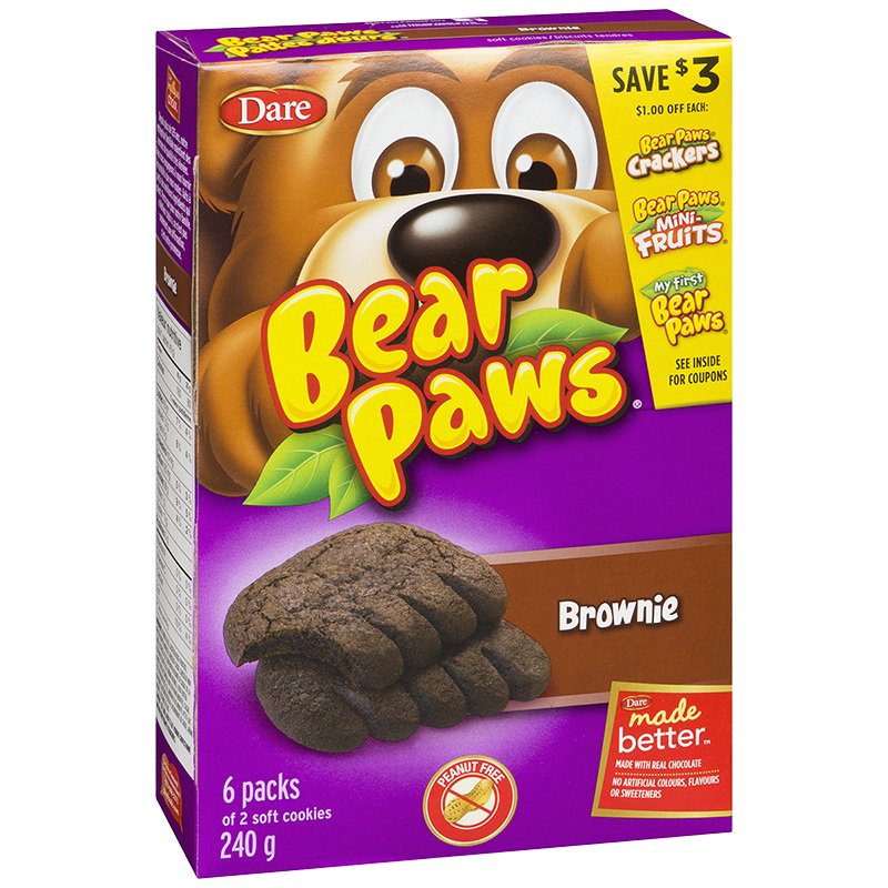 Dare Bear Paws - Brownie - 240g