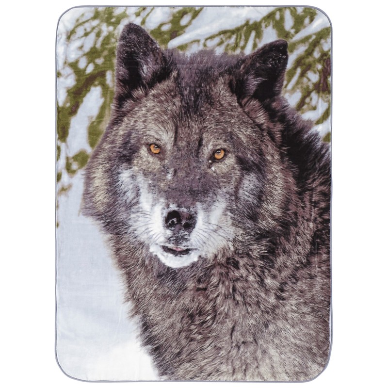 Shavel Gray Wolf Throw - 60X80 inch