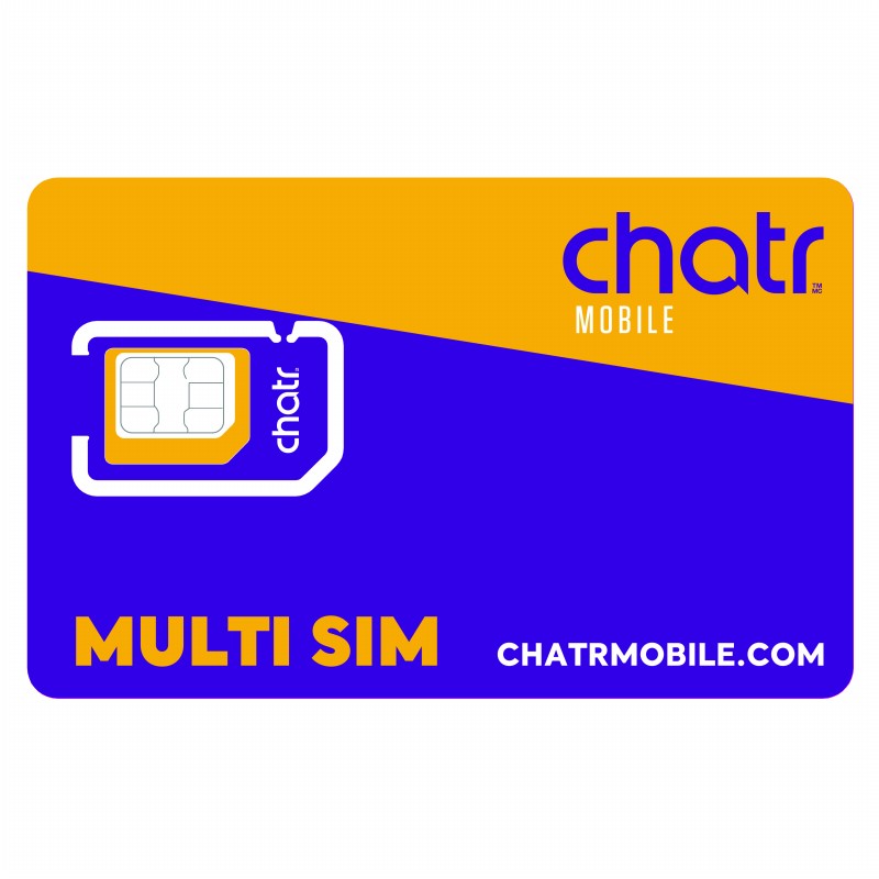 Chatr 3 In 1 Multi SIM Card