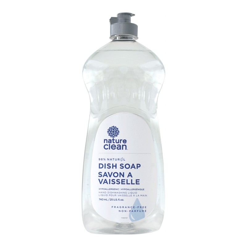 Nature Clean Dish Soap - Fragrance Free - 740ml