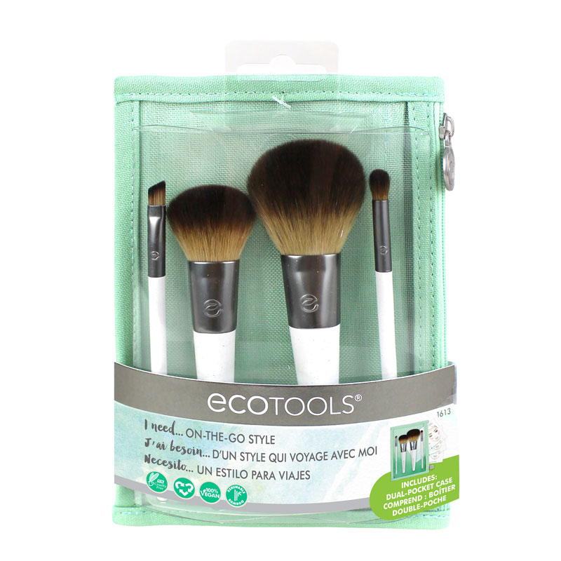 EcoTools On-The-Go Style Kit Cosmetic Brush Set