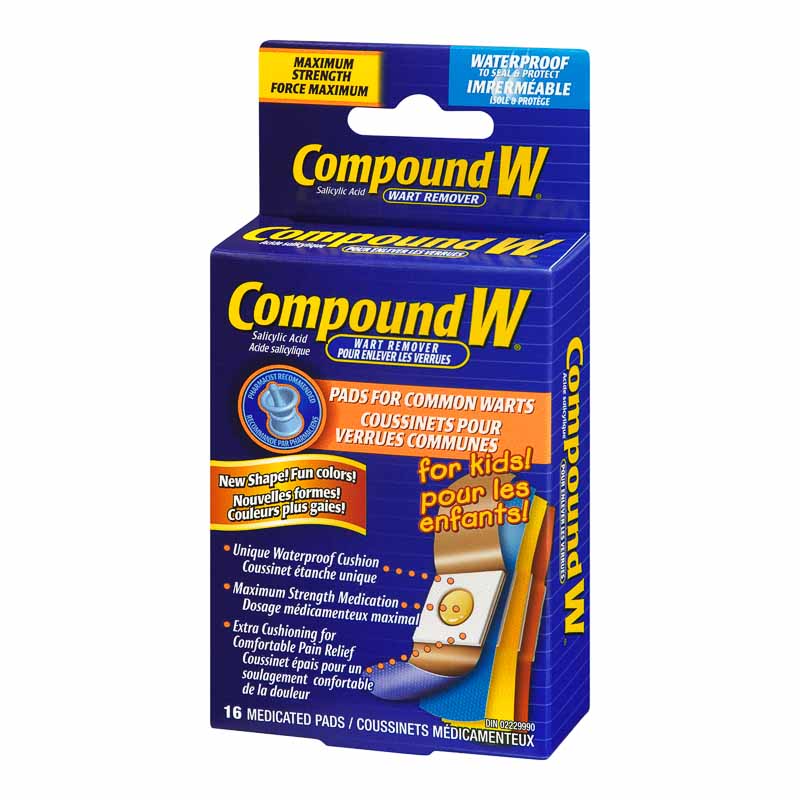 Compound W Kids Wart Remover Pads - 16s
