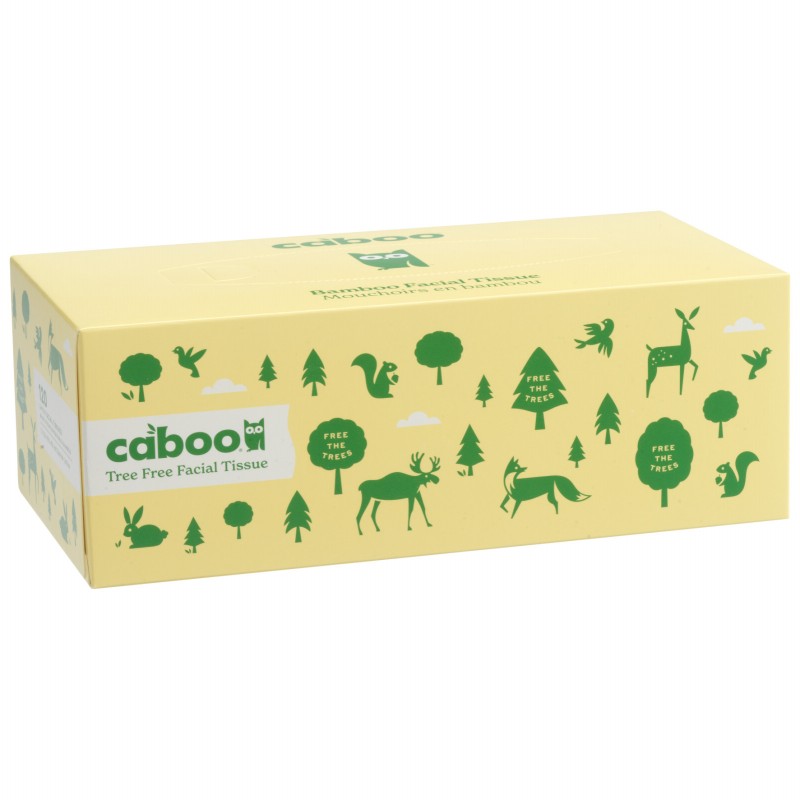 Caboo Tree Free Bamboo Facial Tissue Paper - 120s