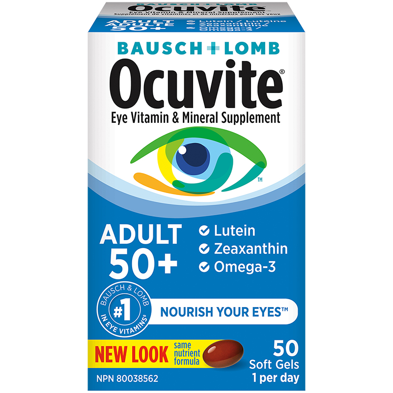 Bausch &amp; Lomb Ocuvite Adult 50+ Softgels - 50s