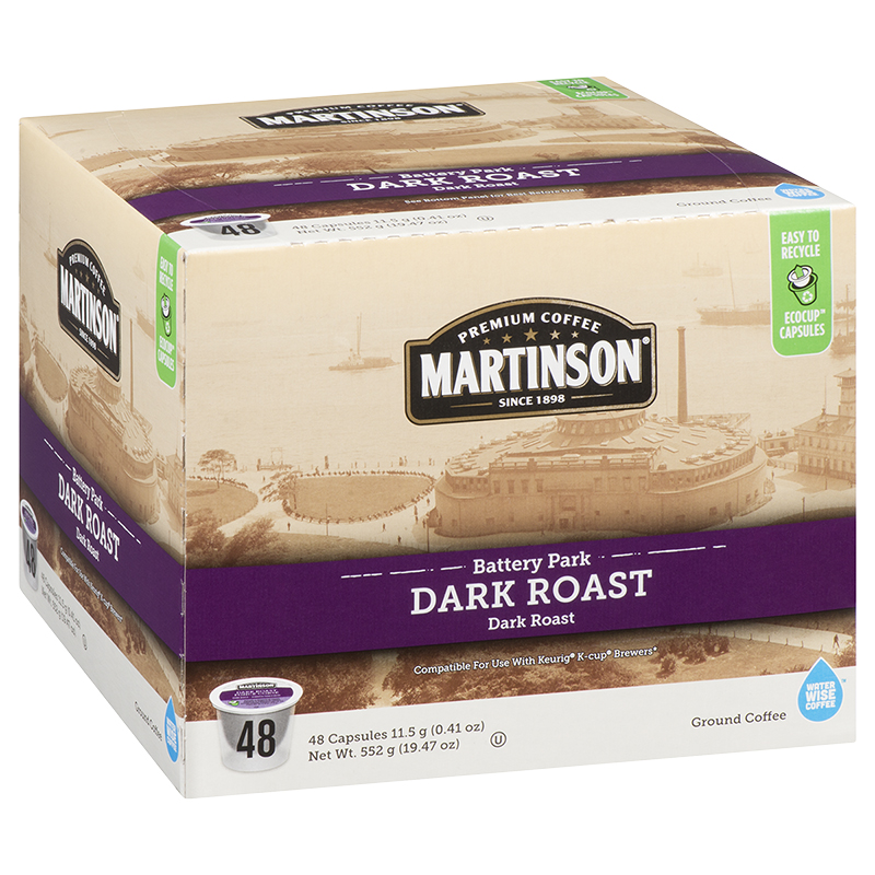Martinson's Premium Coffee - Battery Park Dark Roast - 48s