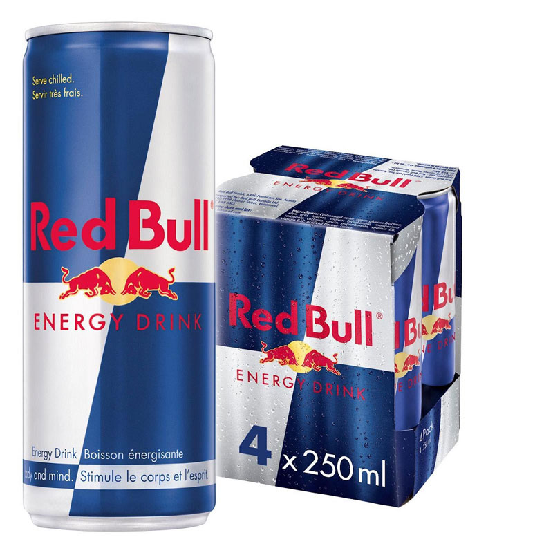 Red Bull Energy Drink - 4x250ml