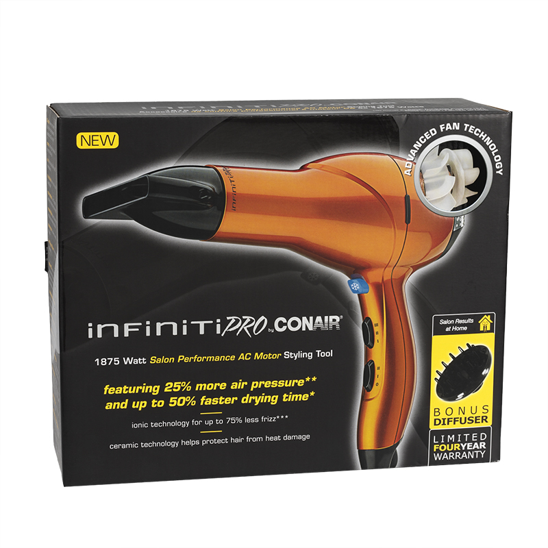 Infiniti Pro by Conair AC Motor Hair Dryer - Orange - 259XRCY
