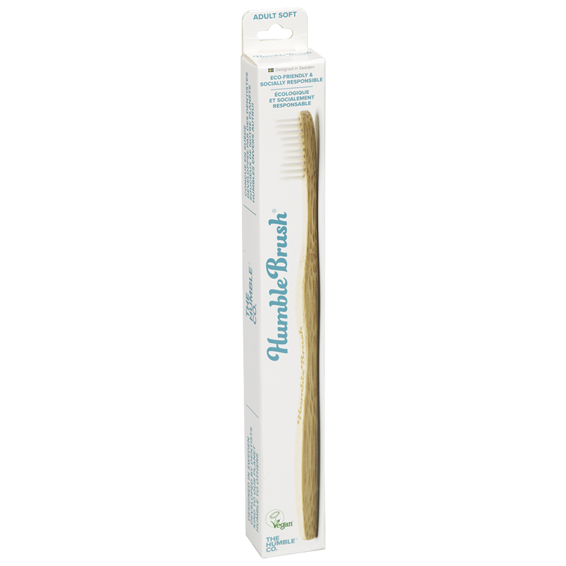 Humble Brush Toothbrush - Adult Soft - White