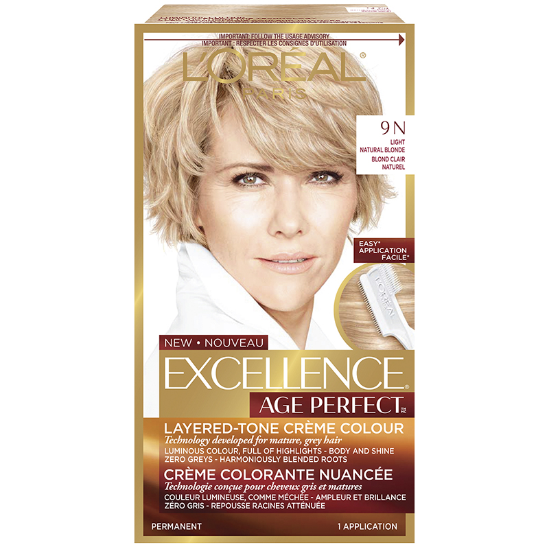 L'Oreal Excellence Age Perfect Creme Colour - 9N Light Natural Blonde
