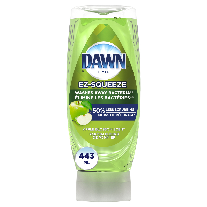 Dawn Antibacterial Ultra EZ-Squeeze Dishwashing Liquid - Apple Blossom Scent - 443ml