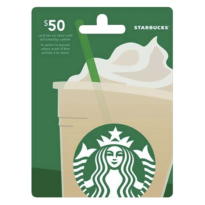 Starbucks Gift Card 50 London Drugs