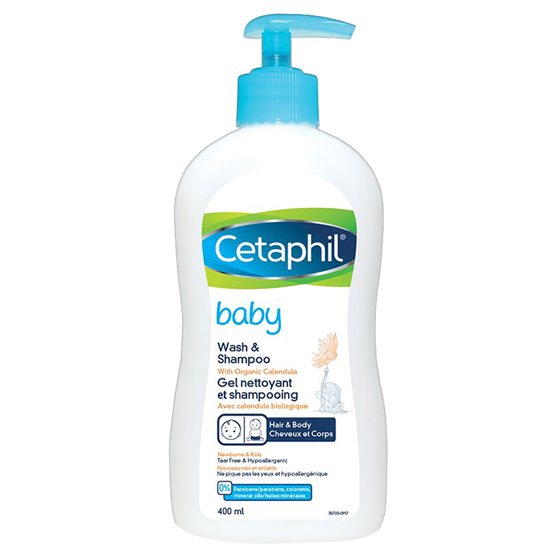 Cetaphil Baby Body Wash & Shampoo with Organic Calendula - 400ml