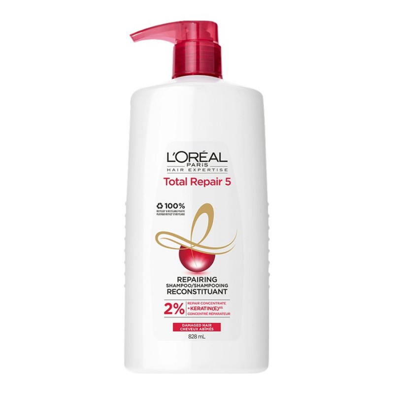 L'Oreal Paris Hair Expertise Total Repair 5 Repairing Shampoo - 828ml