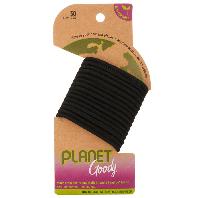 Goody Planet Bamboo Elastics - Black - 30s