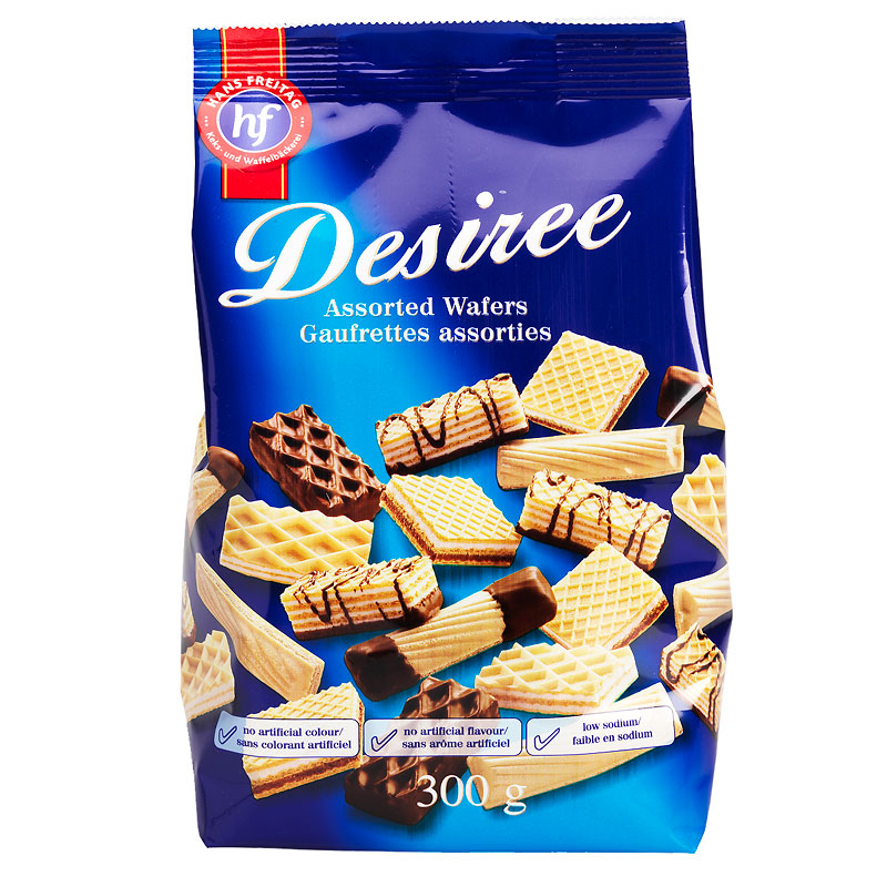 Hans Freitag Desiree Assorted Wafers - 300g