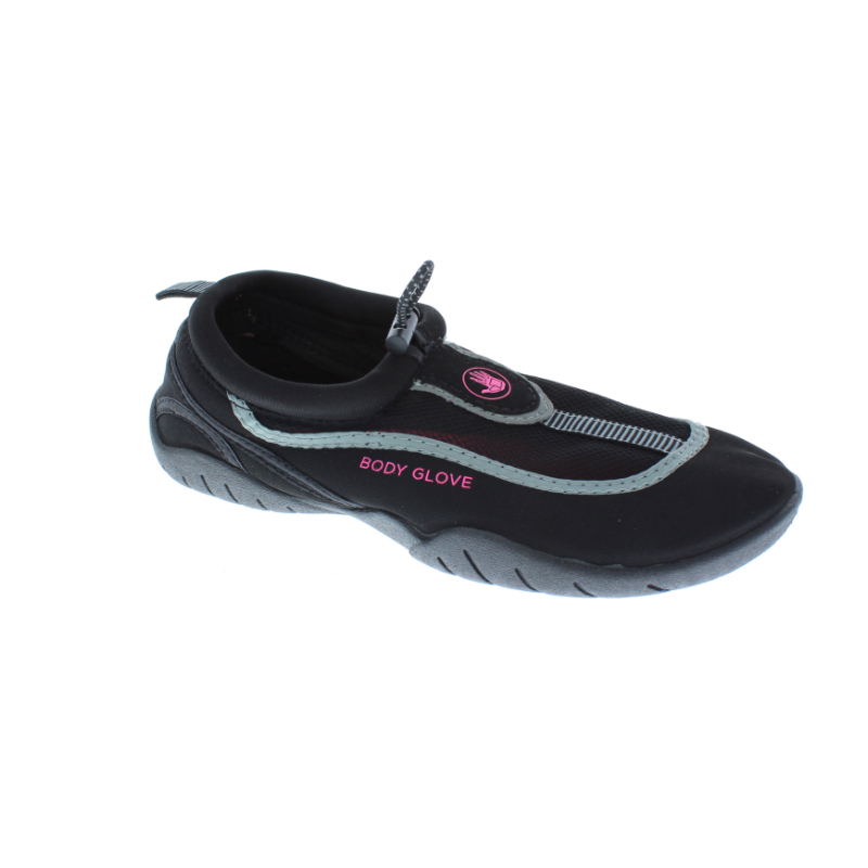 Body Glove Women's Aqua Shoe - Riptide III - Black/Neon Pink - 6