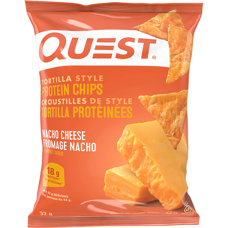 Quest Tortilla Style Protein Chips - Nacho Cheese - 32g