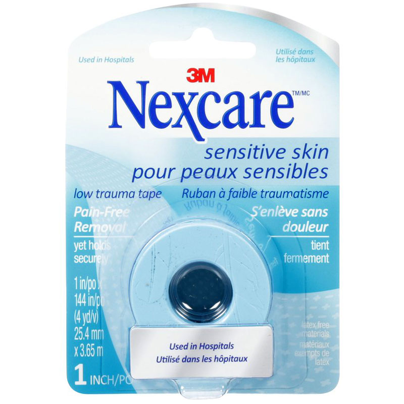 3M Nexcare Sensitive Skin Tape - 25.4mm X 3.65m