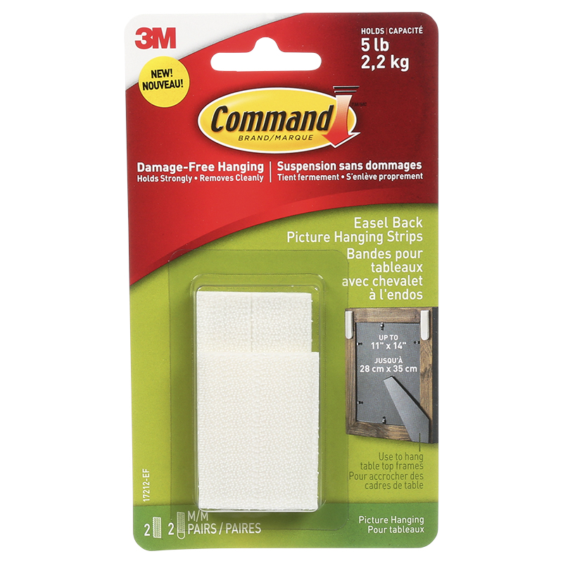 Command Easel Back Picture Hanging Strips - 1 set