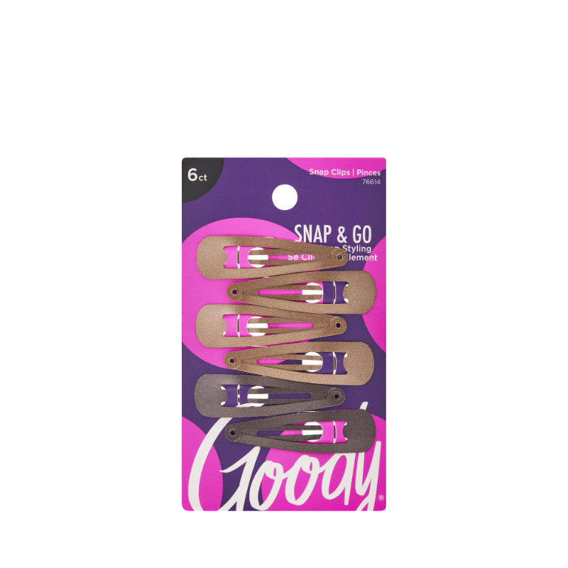 Goody Colour Collection Contour Clips - Brown - 6 pack