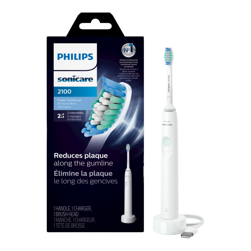 Philips Sonicare 2100 Power Toothbrush - White Mint - HX3661/04