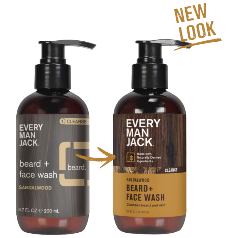 Every Man Jack Face / Beard Wash - Sandalwood - 200ml