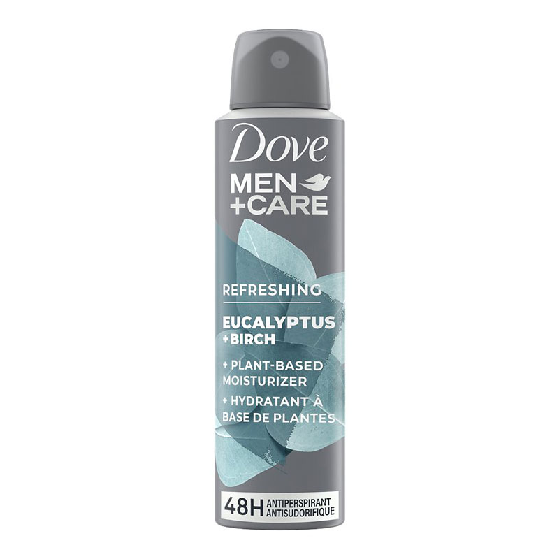 Dove Men+Care Dry Spray Antiperspirant Deodorant - Eucalyptus + Birch - 107g