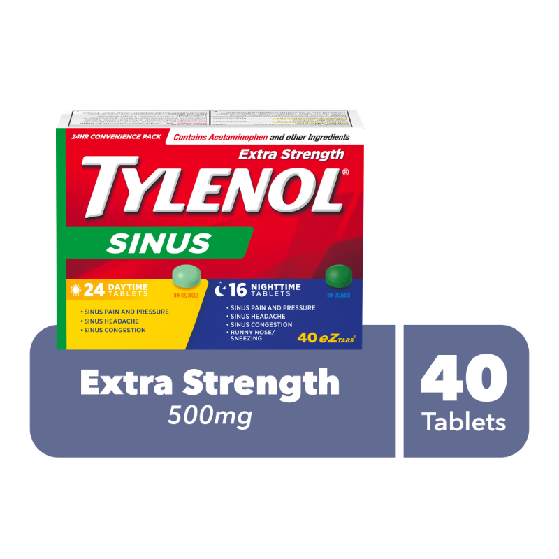 Tylenol* Extra Strength Sinus eZ tabs - 40's   