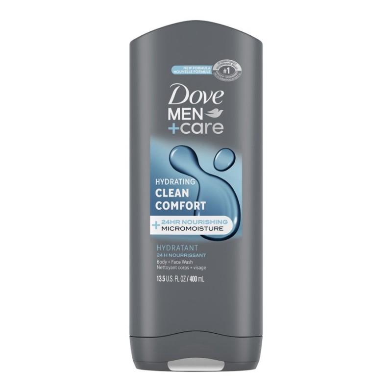 Dove Men+Care Clean Comfort Body &amp; Face Wash - 400ml