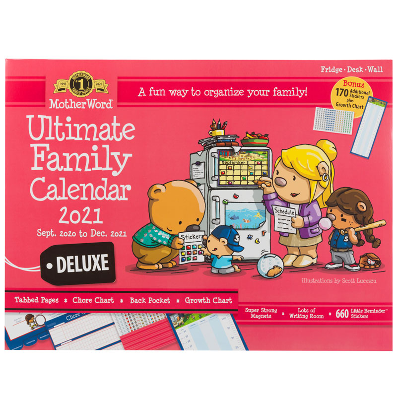 Motherword Ultimate Family Calendar 2022