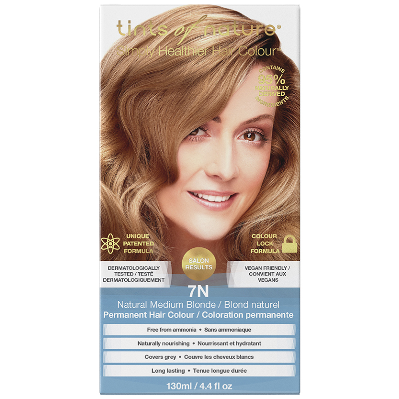 Tints Of Nature Permanent Hair Colour - 7N Natural Medium Blonde