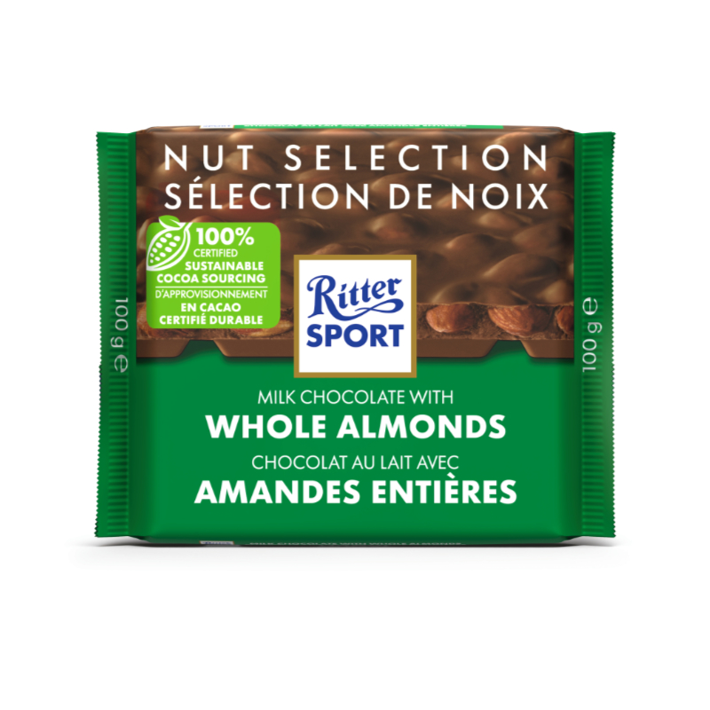 Ritter Sport - Milk Chocolate with Whole Almonds