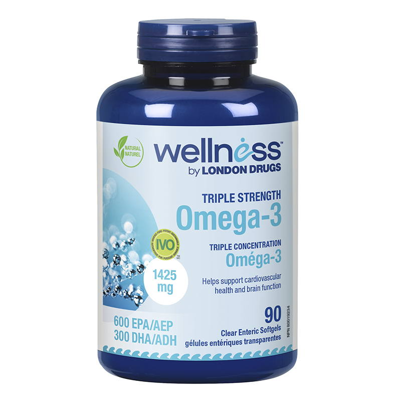 Wellness by London Drugs Triple Strength Omega-3 - 900mg - 90s