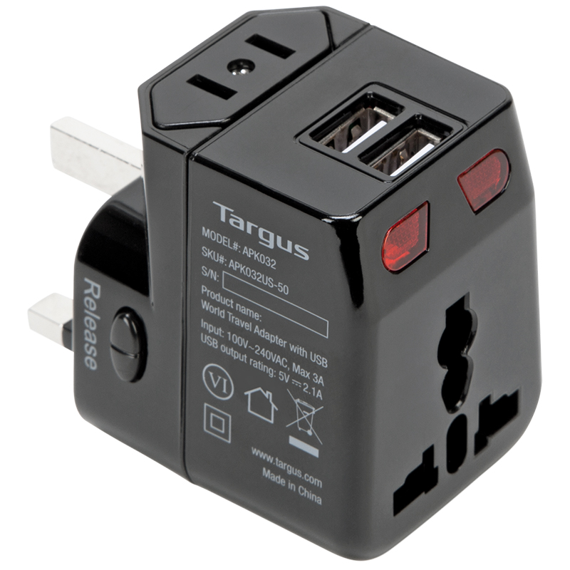 Super Fast Charging... USB Charging Ports Travel Adapter and Charger by VLG 