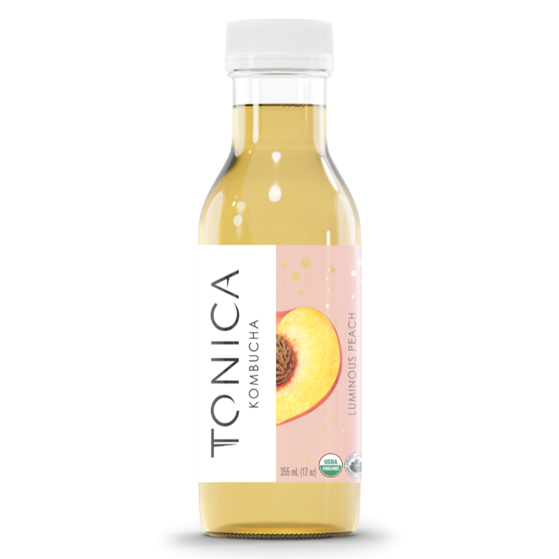 Tonica Kombucha - Peach - 355ml