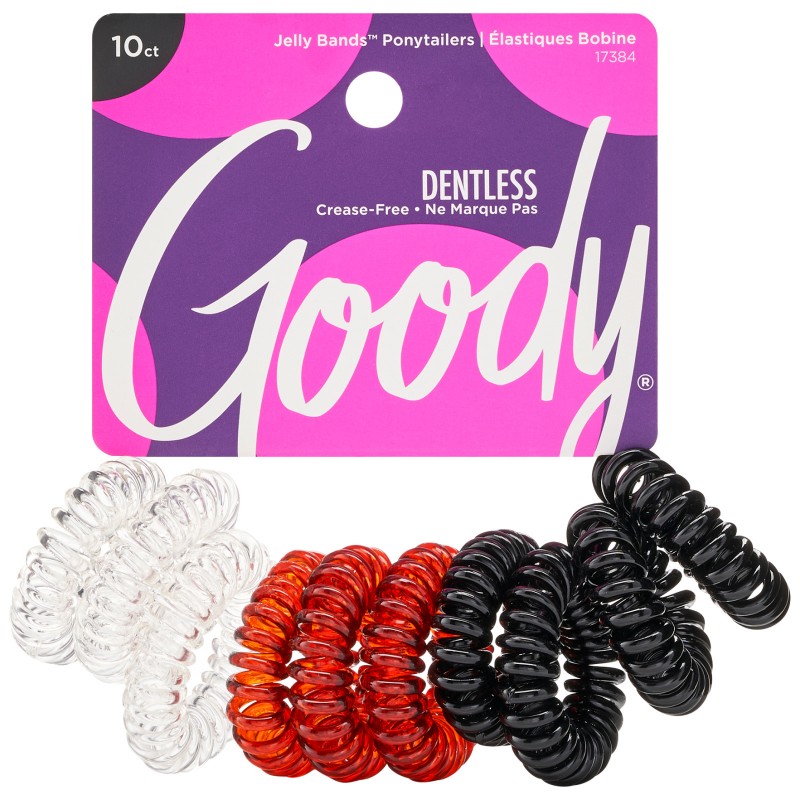 Goody Ouchless Coil Elastics - 10's