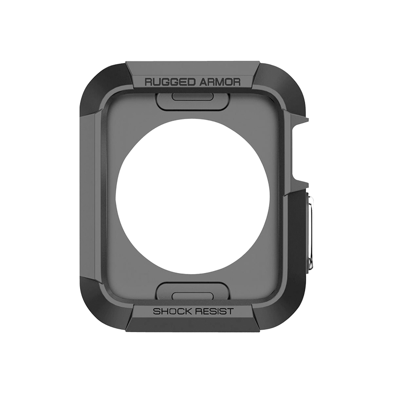 Spigen Rugged Armor for Apple Watch Series 3/2/1 - 38mm - Black - SGP11496