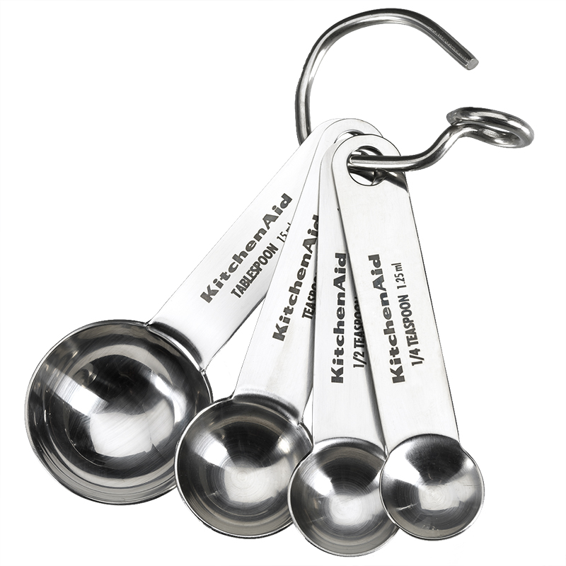 KitchenAid Measuring Spoons - Stainless Steel - 4 piece