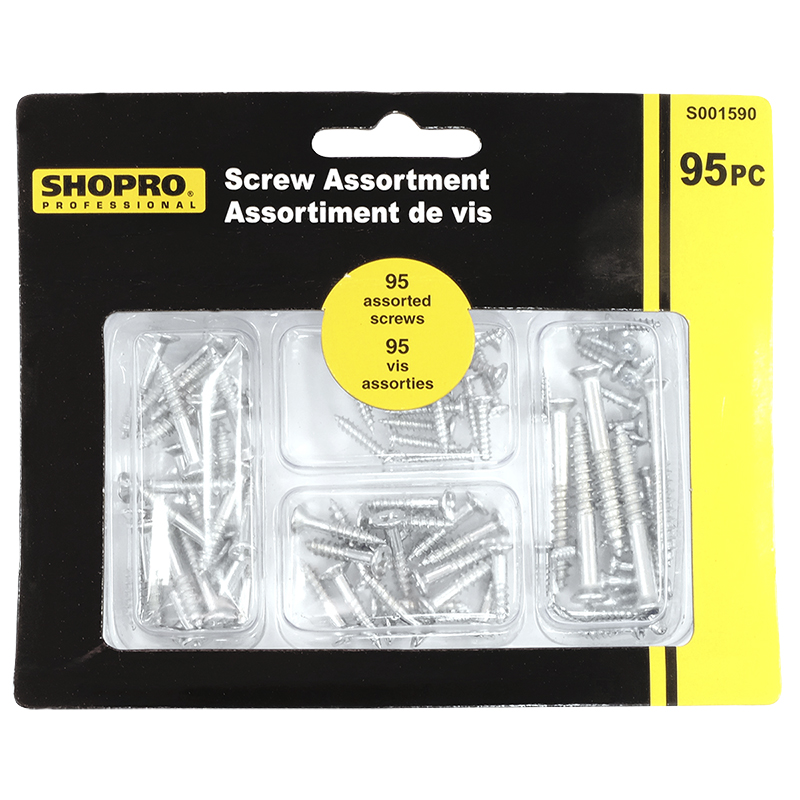 Shopro Screw Assortment - 95 pieces