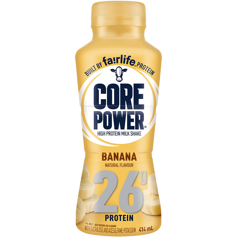 Core Power High Protein Milk Shake - Banana - 414ml ...