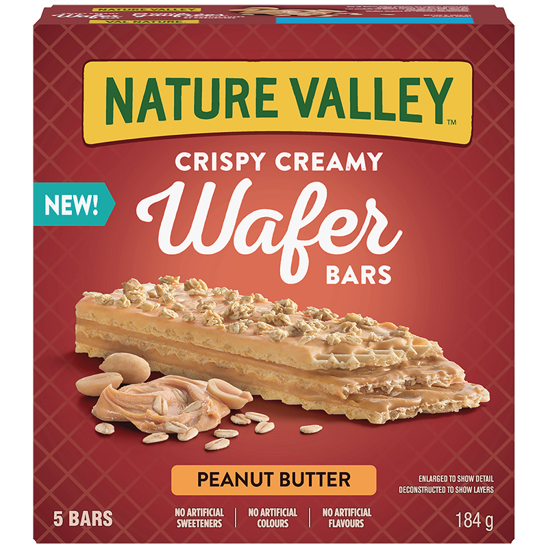 Nature Valley Crispy Creamy Wafer Bars - Peanut Butter - 184g