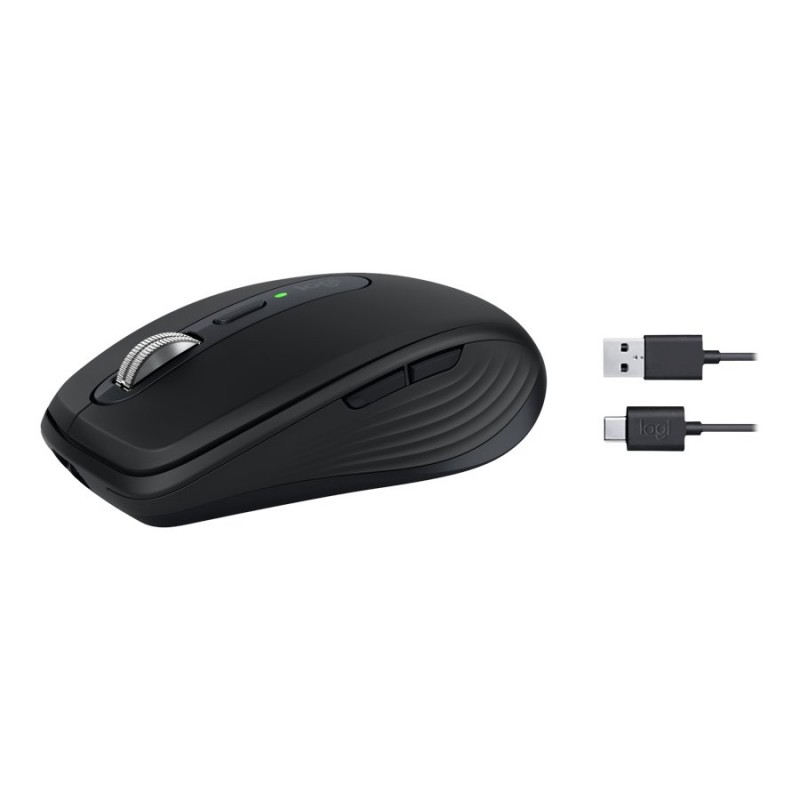Logitech MX Anywhere 3S Wireless Mouse - Black - 910-006928