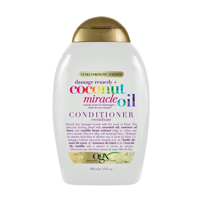 OGX Extra Strength Damage Remedy + Coconut Miracle Oil Conditioner - 385ml