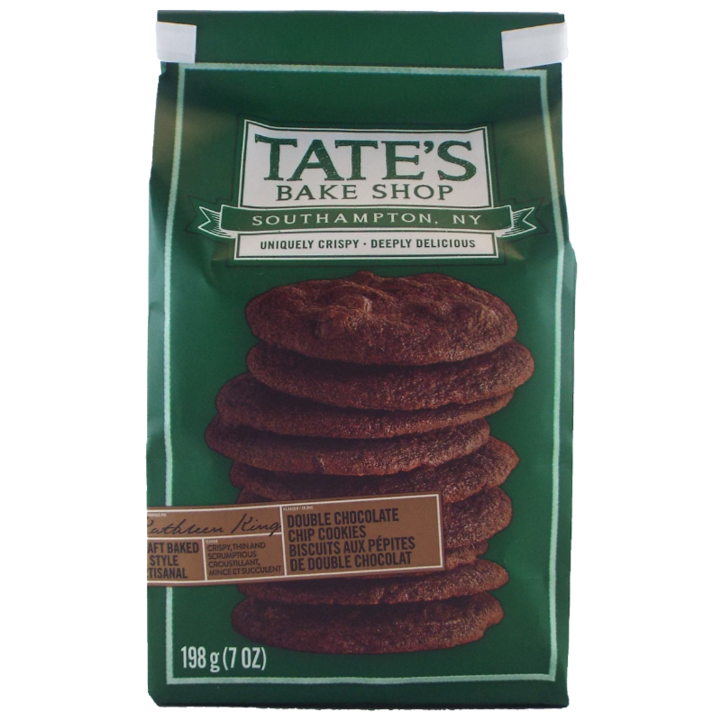 Tate's Double Chocolate Chip Cookies - 198g