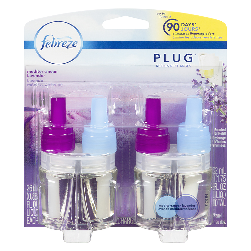 Febreze Plug Dual Scented Oil Refill - Mediterranean Lavender - 2 refills - 52ml