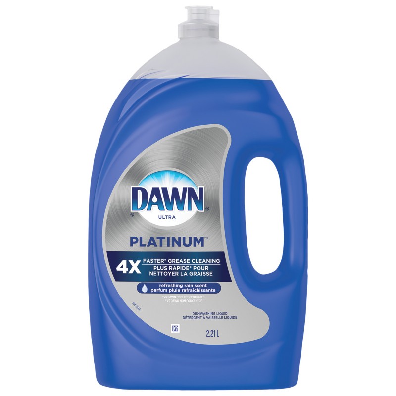 Dawn Platinum Refresh Rain Liquid Dish Soap - 2.2L