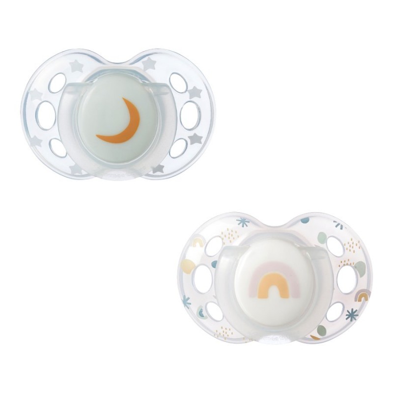 Tommee Tippee NightTime Pacifier Set - 18-36 Months - 2 pack