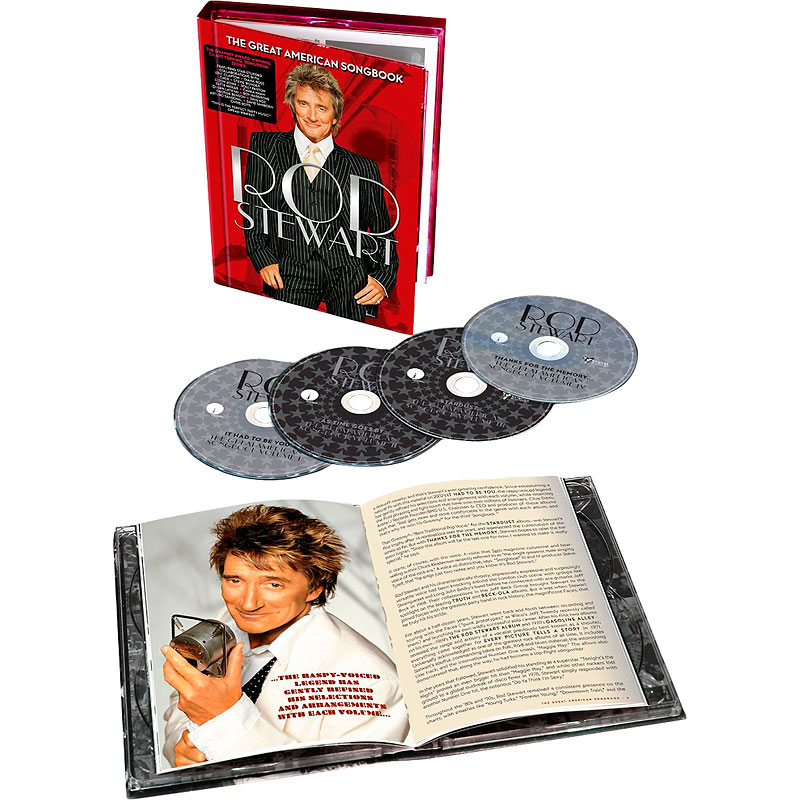 Rod Stewart - The Great American Songbook Box Set - 4 CD + Book