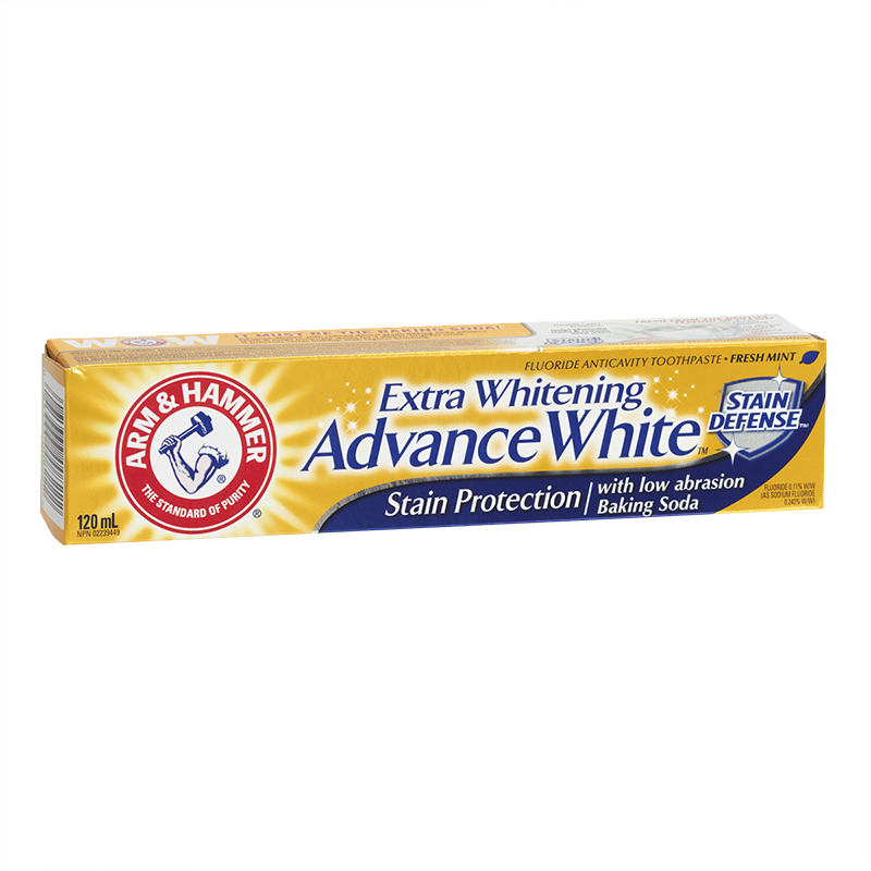 Arm & Hammer Extra Whitening Advance White Stain Protection Toothpaste 120ml London Drugs