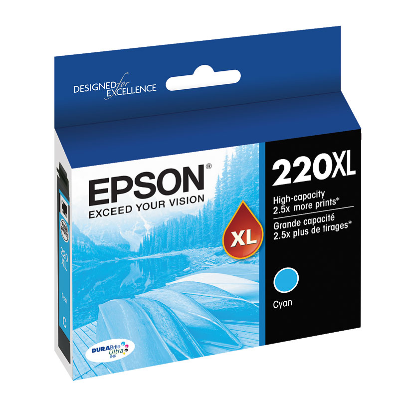 Epson 220XL Ink Cartridge - Cyan - T220XL220-S